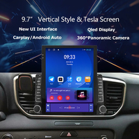 Radio de Coche Android con Pantalla Vertical de 9.7" Estilo Tesla para KIA Sportage 4 KX5 2016-2019 con Navegación GPS y Reproductor Multimedia