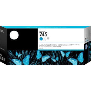 745 300-ml DesignJet Cyan for Cartridge Full with 1 Year Warranty Compatible for Printers - Product Image 1
