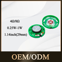 KBE 29mm 8 Ohm 0.25W Mini haut-parleur Pièces d'origine chinoise pour jouets ou interphones