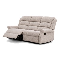 Ensemble de canapés inclinables manuels modernes en tissu chenille, 1, 2 ou 3 places, avec dossier haut et accoudoirs rembourrés, structure en bois, pour salon