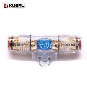 KUERL ที่ใส่ฟิวส์ 60A โลหะผสมสังกะสี สายไฟฟ้าสำหรับเครื่องเสียงรถยนต์ การดัดแปลงฟิวส์ - Product Image 4