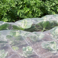 Maagdelijk HDPE UV-gestabiliseerd anti-insectennet 40-50 mesh insectengaas voor kas, groente-, fruit- en boomgaard ongediertebestrijding