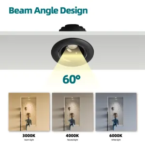 Hot bán CRI80 văn phòng nhà khách sạn trần Downlight 5 wát LED tại chỗ xuống ánh sáng