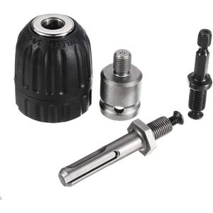 Drill Chuck 0.8-10Mm 3 Jaw Self Locking Quick Release For 38 Thread Cordless Drill - Product Image 1