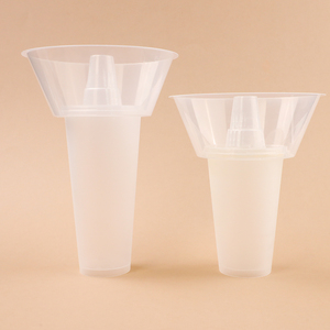 Vaso Desechable para Snack y Bebida con Popote Personalizado, Tazón para Pollo Frito, Vaso para Hot Pot, Vaso de Plástico para Comida para Llevar con Bandeja al Por Mayor - Product Image 1