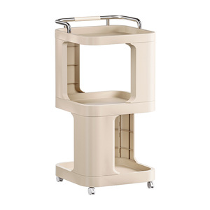 Portable Storage Trolley Plastic Multi Layer Cabinet With Wheels For Living Room Bedroom Coffee Table Storage - Product Image 4