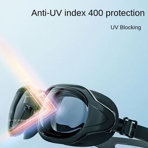 Professional Fashion <b>Swimming</b> Cap Suit Factory Direct Anti-Fog HD <b>Goggles</b> Waterproof UV PC Lenses for Adults and Women - Product Image 4