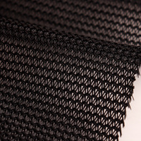 Tissu en maille respirant 100% polyester, technique de tricotage à trame, style uni, poids moyen, pour textile de maison
