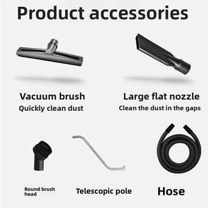 <span class=keywords><strong>Aspirateur</strong></span> industriel électrique manuel humide <span class=keywords><strong>et</strong></span> sec de 90 L avec poignée à roulettes, grande capacité de filtration - Product Image 6