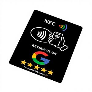 Tarjeta de Visita con Chip NFC (NTAG213/216) y Código <span class=keywords><strong>QR</strong></span> (Material PVC) - Diseño Impermeable 13.56 MHz Fácil Acceso a la Página de <span class=keywords><strong>Google</strong></span> Business - Product Image 4