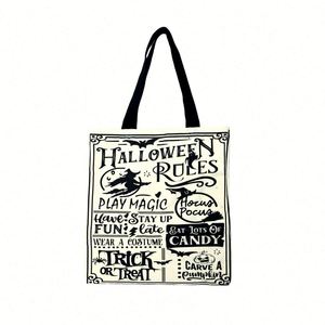 Bolsa de Lona Decorativa para Niños con Diseño de Halloween, Bolsa de Dulces para Niños para Fiestas de Halloween, Venta al por Mayor - Product Image 3