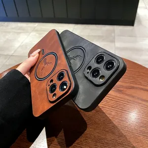 Funda Magnética para Teléfono con Carga Inalámbrica para iPhone 16 15 14 13 12 11 Pro Max, Diseño de Cabeza de Ciervo, Magnética, Resistente a Golpes - Product Image 3