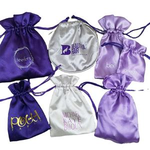 Oem/Odm fantezi gözlük leylak özel takı peruk Silk10 15 insan saçı özel saten kılıf çanta - Product Image 1