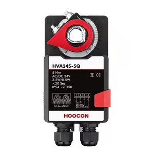 Actionneurs d'amortisseurs HOOCON HVA24S-5Q 5Nm à commande rapide 20s 24V certifiés CE avec garantie de 2 ans - Product Image 1