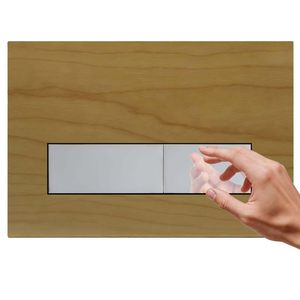 Plaque de chasse d'eau double fonction moderne de qualité supérieure, volume réglable 3L-8.5L, fixation murale pour salle de bain et hôtel, compatible Geberit - Product Image 2