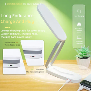 Elegant Modern LED Table Lamp with Hand Touch Control Rechargeable Eye Caring Desk <b>Light</b> for Reading Room - Product Image 4