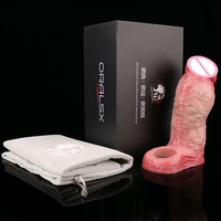 Manchon de pénis réaliste avec logo personnalisé pour homme préservatif pour l'éjaculation retardée agrandissement du pénis pour couples