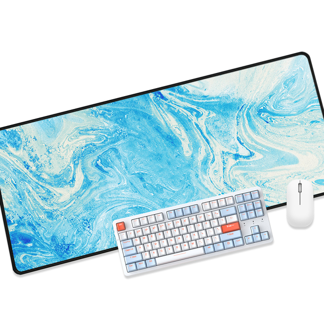 Leeres Mauspad Big Size Desk Mouse Pad Abstract Liquid Art Design Keyboard Extra Large Mouse Mat Gamer Office Worker Stock