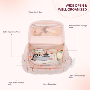 Phong Cách Mới Tã Ba Lô Inflatable Bé Thời Trang Túi Xách Du Lịch Tã Túi Với Tã Pad Với Cách Điện Túi - Product Image 4