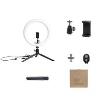 Lampu cincin Led 3000LM Fashion 10 ", lampu lingkaran lembut peredupan Stepless, lampu Studio istimewa