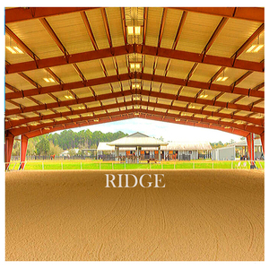 Metal Free Span Light Building Steel Structure Frame Building Prefabricated Indoor Horse Riding Arena Barn Shed House <strong>Hall</strong> - Product Image 2