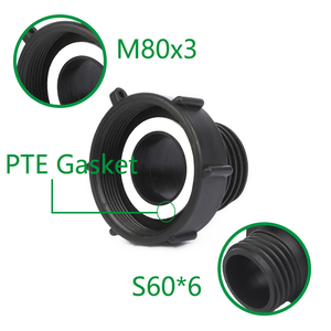 CT联轴器<span class=keywords><strong>3</strong></span>英寸至<span class=keywords><strong>2</strong></span>英寸粗螺纹IBC袋适配器，用于花园软管 - Product Image 6