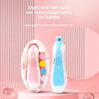 Coupe-ongles pour enfants anti-rayures CE RoHS, kit de manucure pour bébé, polisseuse électrique pour les ongles de bébé