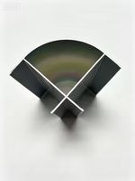 Perfil de Aluminio Extruido Anodizado Estándar Europeo para Sistemas de Ensamblaje de Estructuras de Máquinas Industriales