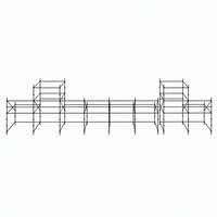 Système d'échafaudage modulaire portable Ringlock de qualité supérieure pour stands de rue et tentes de restauration
