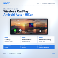Layar Android Mobil T100 Stereo Radio Mobil Audio Mobil Android Pemutar Android Layar Sentuh Bluetooth