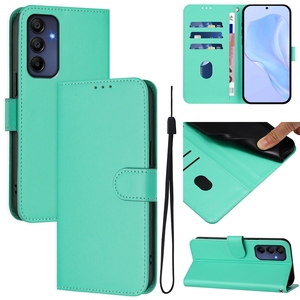 Coloré PU Portefeuille En Cuir étui pour samsung <span class=keywords><strong>Galaxy</strong></span> S25 Plus S24 Ultra S23 FE M35 5G A16 A06 A15 A14 A13 A12 A07 A17 Stand <span class=keywords><strong>Cover</strong></span> - Product Image 1