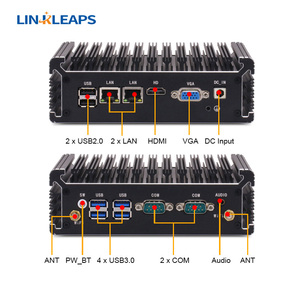 Linkleaps Intel Core I3/i5/i7 Fanless Industrial <strong>Mini</strong> PC With 4GB RAM 2GbE 2RS232 RS485 6USB Embedded Industrial <strong>Computer</strong> - Product Image 5