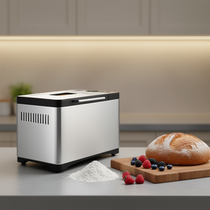 Machine à pain automatique compacte Vevor 2Lb en acier inoxydable antiadhésive avec 19 recettes pour usage domestique - Product Image 2