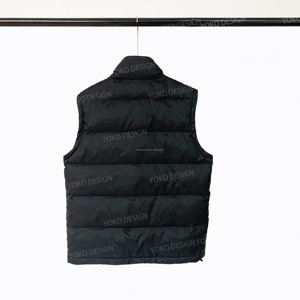 Gilet matelassé en duvet d'oie pour homme grande taille, respirant, avec fermeture éclair, style <span class=keywords><strong>Canada</strong></span>, pour activités de plein air - Product Image 5