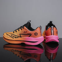 Chaussures de marathon unisexes imperméables, respirantes, avec empeigne en mesh, pratiques, durables, en tissu hautement élastique, motif mosaïque cool, confortables