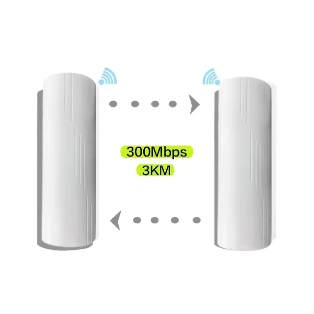 Popular Desiqn Huastlink HC503 3km Point Access Wifi CPE Outdoor Router Bridge 580MHz MTK7628KN+7610E White 10/100Mbps LAN/WAN