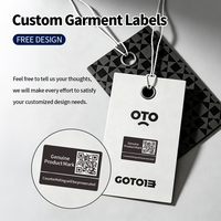 Étiquettes suspendues personnalisées en papier de qualité supérieure pour vêtements, avec design corde et épingle, pour chaussures, sacs, vêtements - Impression UV, taille personnalisée