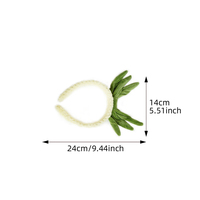 OEM ODM Bandeau en peluche en forme de panda sucré à la fraise, bandeau en plastique antidérapant, bandeau facial pour le lavage du visage, bandeau amusant et mignon, accessoires pour cheveux