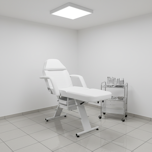 Lettino da Massaggio Portatile Bianco Moderno e Confortevole, Arredamento per <span class=keywords><strong>Spa</strong></span> Pieghevole con Schienale e Gambe Regolabili, Fornitura Diretta dalla Fabbrica - Product Image 6