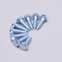 Vis autotaraudeuse à tête hexagonale standard, filetage complet, OEM ODM, fixation durable pour systèmes de connexion du bois