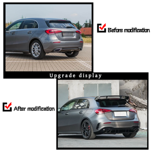 Nouveau pare-chocs avant pour <span class=keywords><strong>Mercedes</strong></span>-Benz Classe A W177 importé, en PP, kit carrosserie <span class=keywords><strong>AMG</strong></span> Classe <span class=keywords><strong>A45</strong></span>, à visser, garantie 1 an - Product Image 6