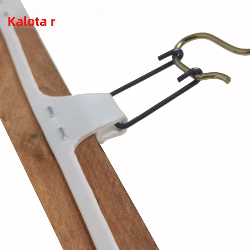 White Widened Plastic Strip 15CM Glued