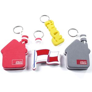 New Arrival Promotional Custom Cute logo Eva Foam Small <b>Key</b> <b>Chains</b> for Boat Floating Keychain - Product Image 4