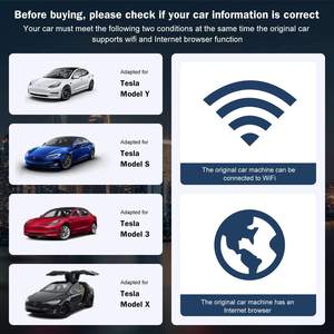 Adaptateur <span class=keywords><strong>CarPlay</strong></span> sans fil Plug and Play Penhui pour <span class=keywords><strong>Tesla</strong></span> 3 & <span class=keywords><strong>Y</strong></span> & X, Dongle <span class=keywords><strong>CarPlay</strong></span> sans fil <span class=keywords><strong>Apple</strong></span>, Navigation Android Auto - Product Image 6