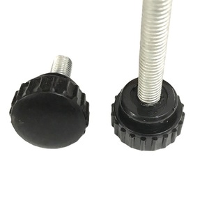 Vis de réglage à tête en caoutchouc, tête ronde recouverte de plastique, zinguée, pour machines et équipements, norme GB836 - Product Image 3