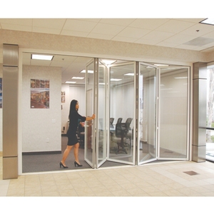 Foshan portes patio pliantes en aluminium robuste grand champ vue pont cassé isolation phonique <span class=keywords><strong>cloison</strong></span> murale pliante industrielle - Product Image 5