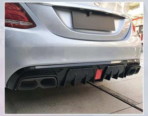 Difusor Trasero LED para Parachoques Trasero W205 para <span class=keywords><strong>Mercedes</strong></span> <span class=keywords><strong>Benz</strong></span> Clase C W205 C300 <span class=keywords><strong>C250</strong></span> 2014 <span class=keywords><strong>2016</strong></span> 2019 - Product Image 5