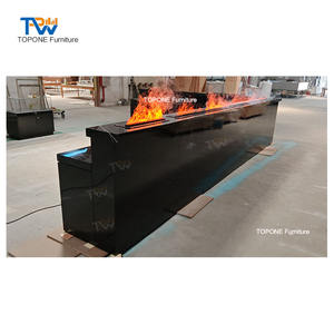 Bureau de réception convertible de grande taille au design portugais moderne, en marbre noir, avec éclairage LED, pour hôtel, salle de sport, hôpital, centre commercial, utilisation en extérieur - Product Image 5