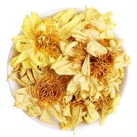 Fleurs de lotus jaunes séchées naturelles (Nymphaea Caerulea) conformes aux normes européennes, 0,5 kg/paquet, en vrac, 100 % naturelles, pour la vente en gros et la fumée