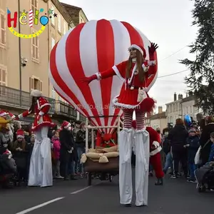 Ballon gonflable de toit d'air froid de forme d'air chaud de la publicité avec le logo fait sur commande